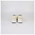 Sneakers basse Chanel in tweed beige/giallo e pelle CC - vista 5