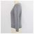 Jersey de cuello redondo Prada en cachemira y lana gris con logotipo - vista 2