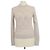 Hermès Hermes H-Lift Langarmpullover aus beigem Kaschmir
