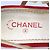 Sandali bassi a T Chanel in camoscio Rosso/Oro D'oro - vista 6