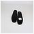 Proenza Schouler Black Tee Perforated Leather Square Flats Nero - vista 7