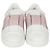 Sneakers aperte Valentino in pelle White/Pink Rosa Bianco