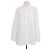 The Row Camicia oversize a maniche lunghe in popeline di cotone bianca Bianco