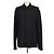 Camicia a maniche lunghe in lana nera Bottega Veneta Nero
