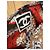Pantalones estampados Chanel de algodón Castaño Negro Blanco Roja Gris - vista 3