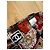 Pantalones estampados Chanel de algodón Castaño Negro Blanco Roja Gris - vista 4