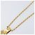 Collana CHANEL Metallo Tono Oro CC Auth bs36893M - vista 4