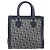 Borsa a mano Christian Dior Trotter Canvas Navy Gold Auth 201927 D'oro Blu navy - vista 3
