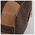 Céline Borsa Boston CELINE Macadam Canvas PVC Pelle Marrone Oro Auth 197610A D'oro - vista 12