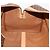 Céline Borsa Boston CELINE Macadam Canvas PVC Pelle Marrone Oro Auth 197610A D'oro - vista 19