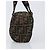Borsa a mano FENDI Zucca Canvas Nero Marrone Auth 199404 - vista 5
