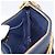 Borsa a tracolla con catena Miu Miu in pelle blu e oro Auth bs36957A D'oro - vista 19