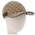 Cappello GUCCI GG Canvas Web Sherry Line L Beige Auth 200008M