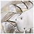 Borsa Tote Miu Miu Pelle Silver Gold Auth 199356A Argento D'oro - vista 11