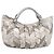 Borsa Tote Miu Miu Pelle Silver Gold Auth 199356A Argento D'oro - vista 2