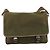 Bolso de Hombro PRADA Nylon Khaki Silver Auth bs36961 Plata Caqui - vista 2
