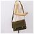 Bolso de Hombro PRADA Nylon Khaki Silver Auth bs36961 Plata Caqui - vista 28