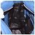 Borsa a tracolla MCM Vicetos in pelle blu navy e argento Auth 202257A - vista 19