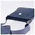 Borsa a tracolla MCM Vicetos in pelle blu navy e argento Auth 202257A - vista 6