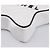 Borsa a tracolla con catena CHANEL Matelassé a forma di stella in raso Bianco Nero Auth 200368SM - vista 10