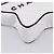 Borsa a tracolla con catena CHANEL Matelassé a forma di stella in raso Bianco Nero Auth 200368SM - vista 11