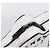 Borsa a tracolla con catena CHANEL Matelassé a forma di stella in raso Bianco Nero Auth 200368SM - vista 15