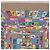 Hermès Foulard HERMES Carre 90 "CORRE SPONDANCE" Seta Grigio Auth hk4128 Marrone - vista 3