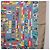 Hermès Foulard HERMES Carre 90 "CORRE SPONDANCE" Seta Grigio Auth hk4128 Marrone - vista 7