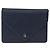 Borsa a tracolla Christian Dior in pelle blu navy e oro Auth 202161 - vista 2