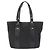 Borsa Tote FENDI Zucchino Canvas Nero Oro Auth ka5945 D'oro - vista 2