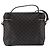 Céline Borsa a mano CELINE Circle Macadam Canvas PVC 2way Nero Oro Auth 201894 D'oro - vista 3