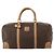 Céline CELINE Macadam Canvas Boston Bag PVC Leather Brown Gold Auth 199626 Braun Golden - Ansicht 2
