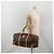 Céline CELINE Macadam Canvas Boston Bag PVC Leather Brown Gold Auth 199626 Braun Golden - Ansicht 24