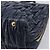 Borsa Miu Miu Matelassé in pelle blu navy e oro Auth 201903V D'oro - vista 12