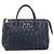 Borsa Miu Miu Matelassé in pelle blu navy e oro Auth 201903V D'oro - vista 2