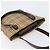 Borsa Tote BURBERRY Nova Check Canvas Beige Gold Auth 200966 D'oro - vista 6