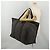 Hermès Borsa HERMES Her Line TGM Canvas Grigio Argento Auth 197652A Marrone - vista 20