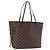 Borsa Tote LOUIS VUITTON Damier Ebene Neverfull MM N51105 LV Auth 199984
