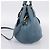 Borsa a mano PRADA in pelle 2way azzurro tono oro Auth 202074V Blu chiaro - vista 5