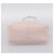Borsa Tote Christian Dior Trotter Canvas Rosa Argento Auth 201935A - vista 9
