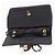 Borsa a tracolla CHANEL Matelasse con catena in pelle d'agnello nera e oro CC Auth 202003SAV Nero D'oro - vista 15