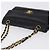 Borsa a tracolla CHANEL Matelasse con catena in pelle d'agnello nera e oro CC Auth 202003SAV Nero D'oro - vista 6