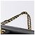Borsa a tracolla CHANEL Matelasse con catena in pelle d'agnello nera e oro CC Auth 202003SAV Nero D'oro - vista 8