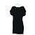 Salvatore Ferragamo Abito Camicia in Rayon 38 Nero Auth 199904V - vista 7