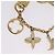 LOUIS VUITTON Fleur de Monogram Charm Metal Gold Tone LV Auth BA15463 - vista 3