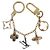 LOUIS VUITTON Fleur de Monogram Charm Metal Gold Tone LV Auth BA15463 - vista 8
