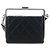 Borsa a mano CHANEL Matelasse in pelle d'agnello 2way Nera Argento CC Auth 199135SM Nero - vista 3
