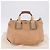 Chloé Borsa a mano Chloe Etel in pelle 2way Beige Gold Auth ka5954A D'oro - vista 26
