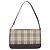 Borsa a tracolla BURBERRY Nova Check Canvas Beige Silver Auth 199499A Argento - vista 2