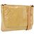 LOUIS VUITTON Monogram Vernis Thompson Street Bag Beige M91301 LV Auth hk4027